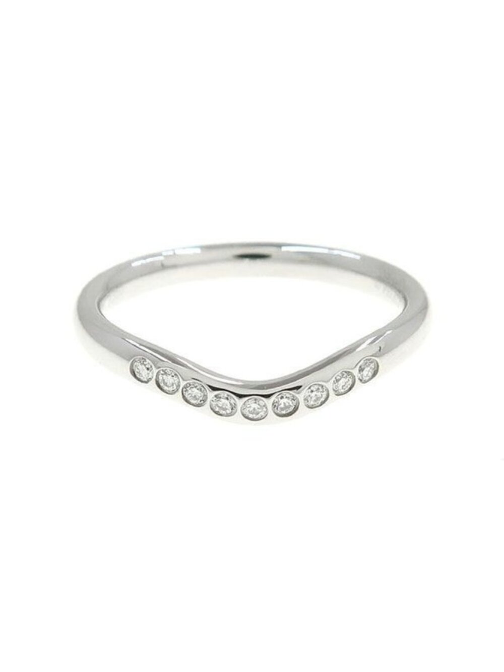 Tiffany & Co Curved Band Ring Diamond